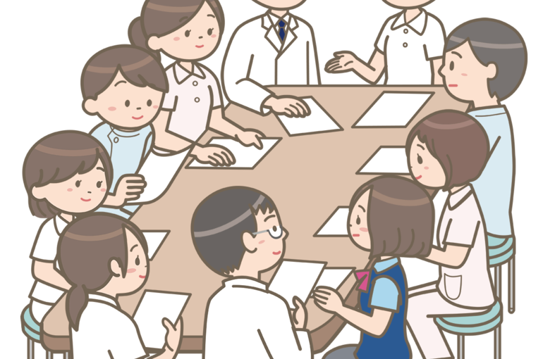 medical-staff-wide-variety-types-perform-conference-doctors-nurses-therapists-nutritionists-pharmacists